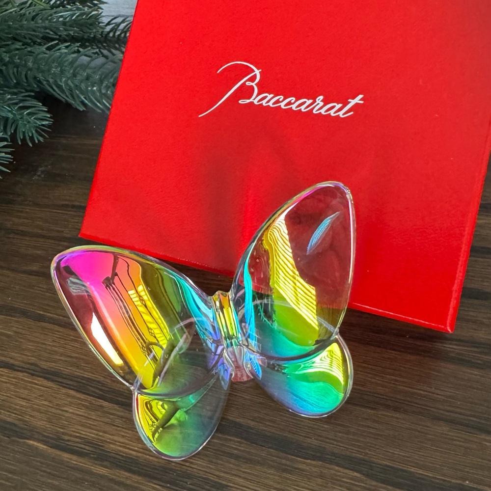 Baccarat Multicolor Crystal Butterfly